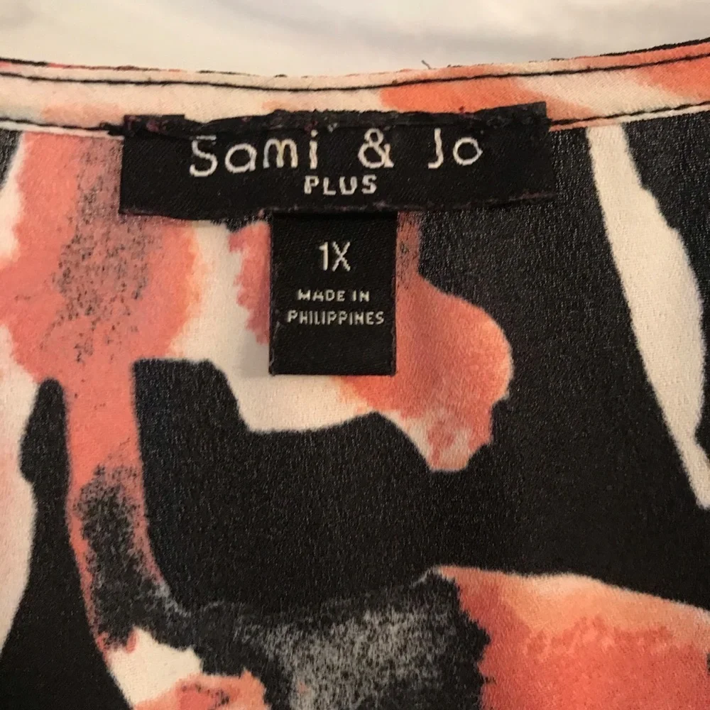 Sami & Jo women blouse, size 1X - Picture 6 of 9